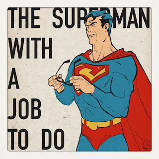 Curio and Co. Curio & Co. www.curioandco.com - Superman, The Superman man with a Job, illustration by Cesare Asaro