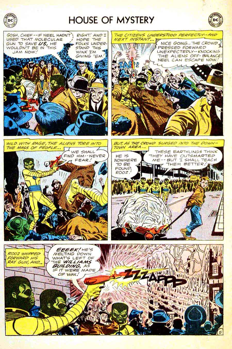 House of Mystery #120 silver age dc comic book page by alex toth