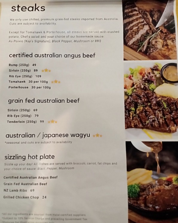 Lunch di Kay's Steak and Lobster Subang Jaya