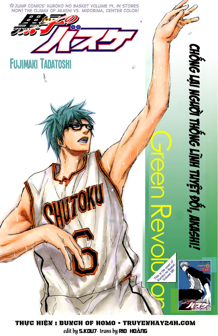 Kuroko No Basket chap 180 trang 1
