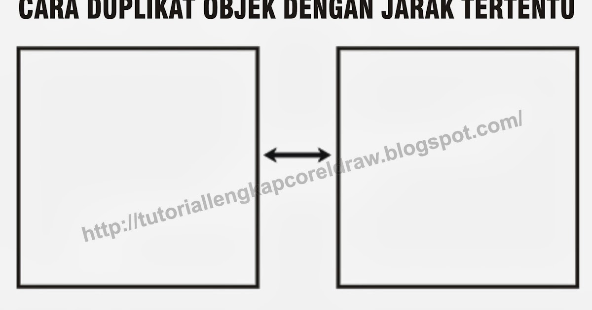 Cara Duplikat Objek Dengan Jarak Tertentu