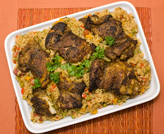 denisgarza's Blog AdoboSeasoned Chicken and Rice