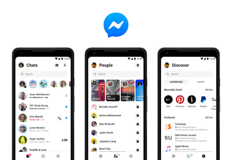 Chats, People, and Discover tabs for Facebook Messenger 4 Chats, People, and Discover tabs for Facebook Messenger 4