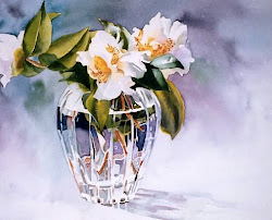 watercolor glass workshop painting paintings half watercolors april flowers announcing howard pat durango watercolour painted colorado reflections prism shadows vase