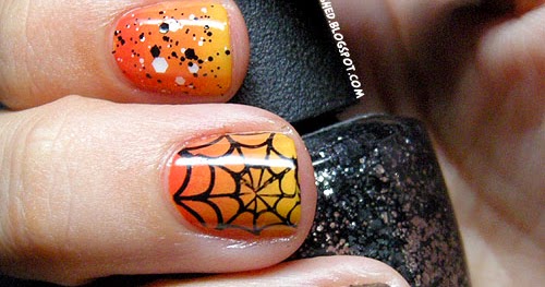 Slightly Nail Polished: Halloween Spiders!