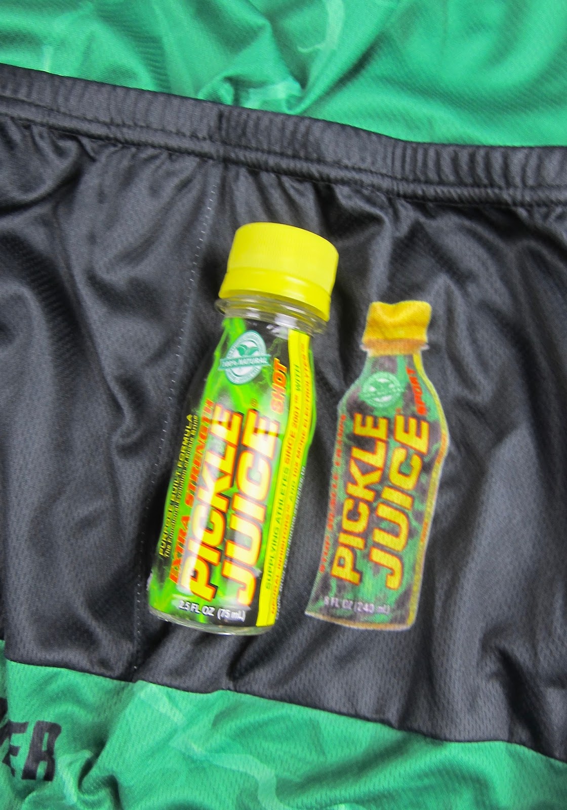 Living in THE BIG RING Pickle Juice Shot, Stop the Muscle Cramps