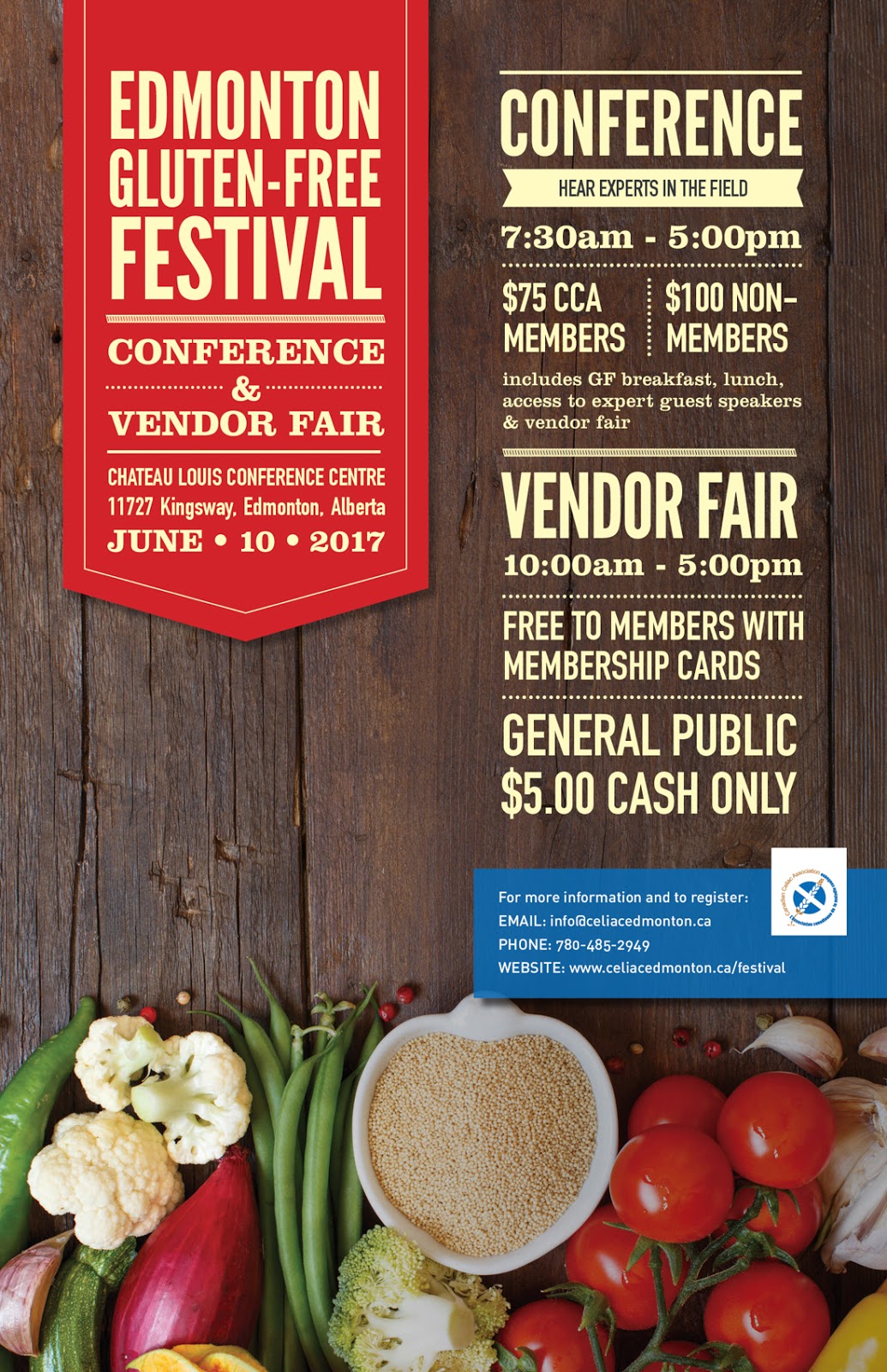 2017 Edmonton Gluten Free Festival Conference and Vendor Fair 2017 Edmonton Gluten Free Festival Conference and Vendor Fair