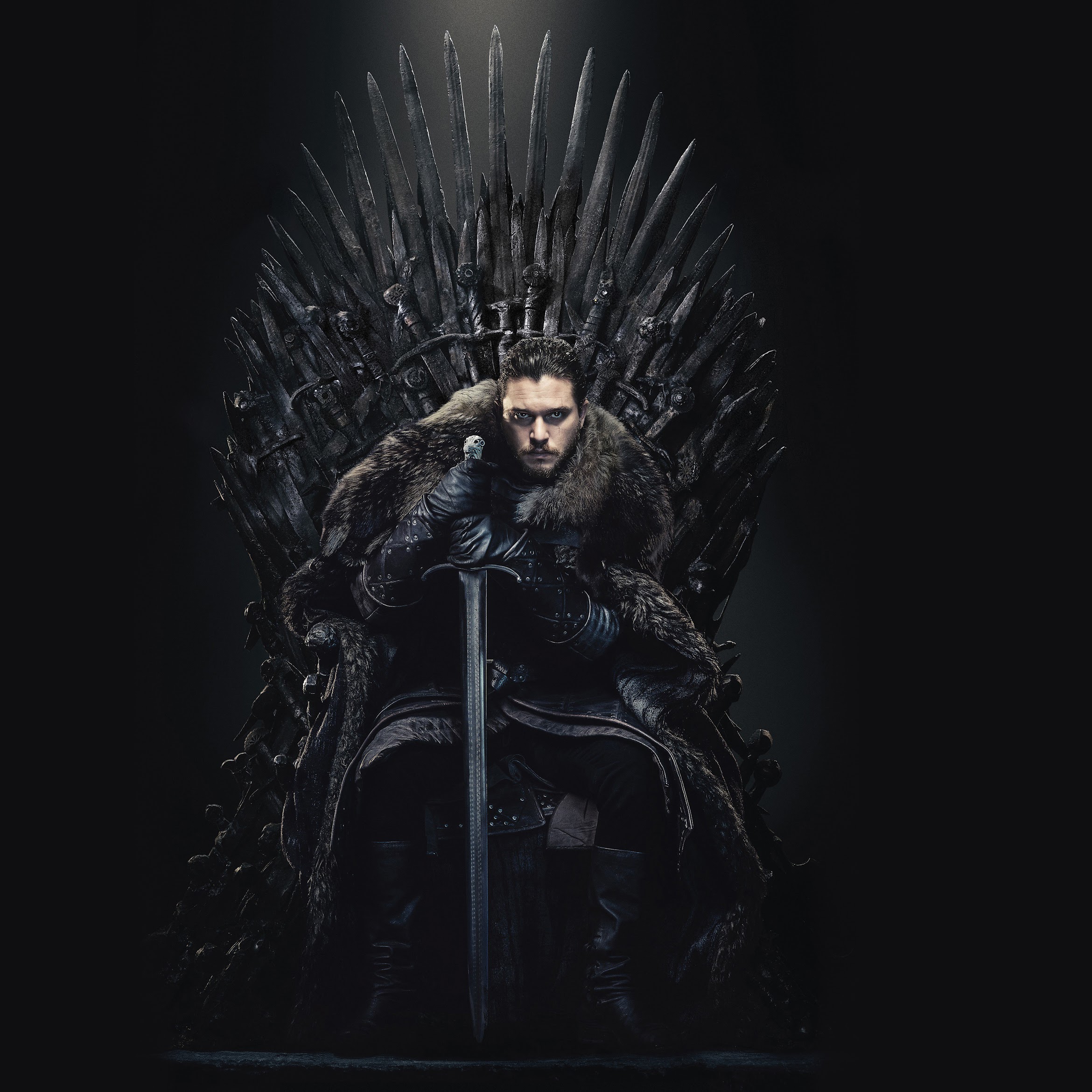 Jon Snow, Game of Thrones, Iron Throne, Season 8, 8K, 84 Wallpaper PC