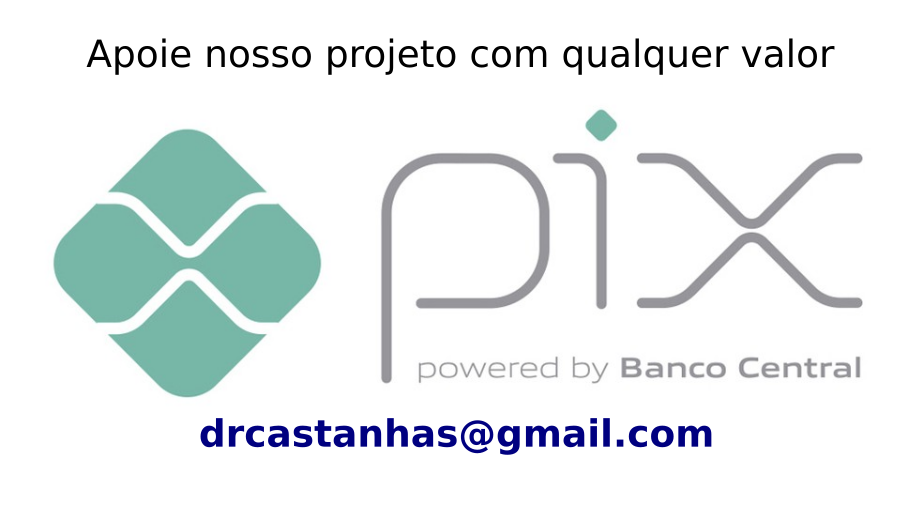 PIX do NETOCAST: drcastanhas@gmail.com