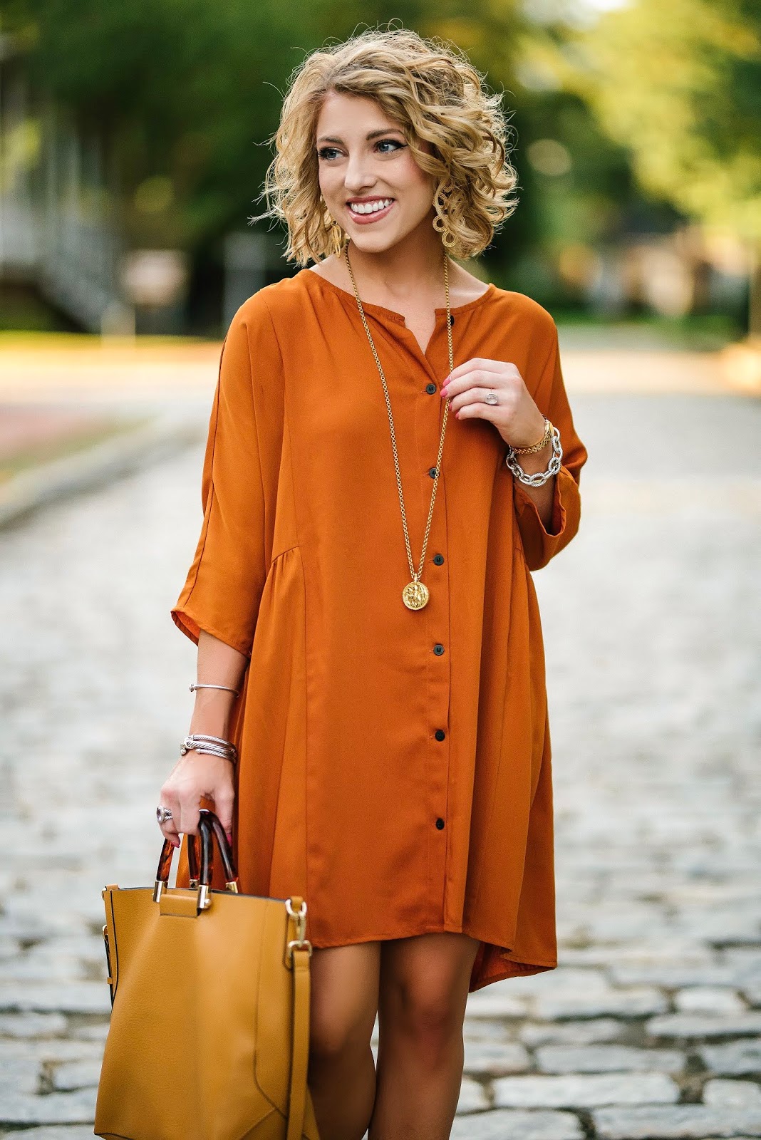 Under $50 Rust Dress + A Huge Sale! - Something Delightful Blog