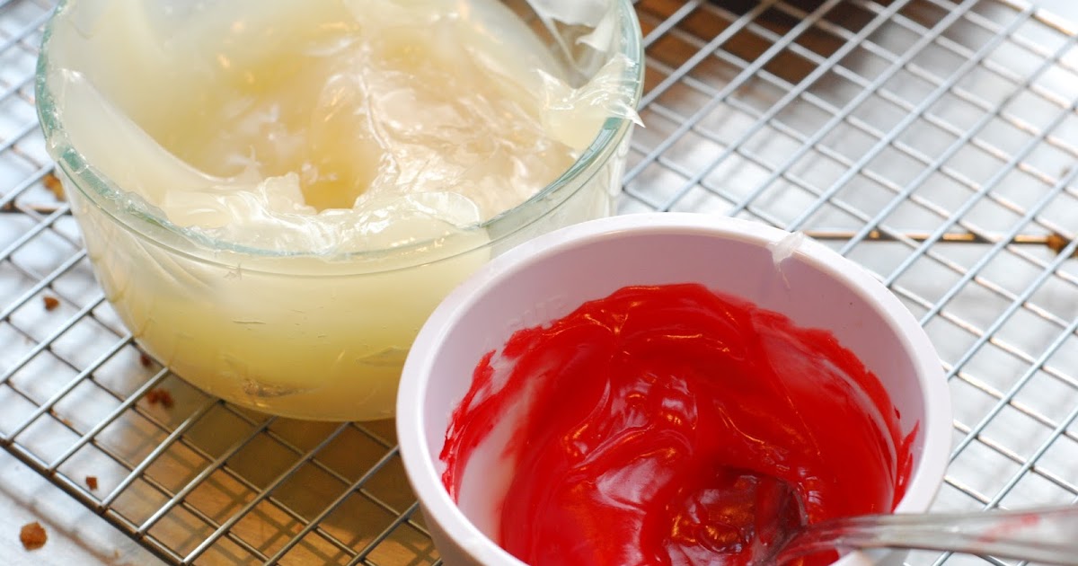 marzipan Homemade Piping Gel