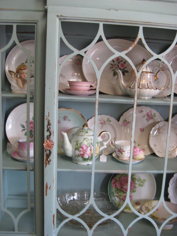 Ms. Funky Junk 1940's Duck egg blue china Sold !Thank you Cindi