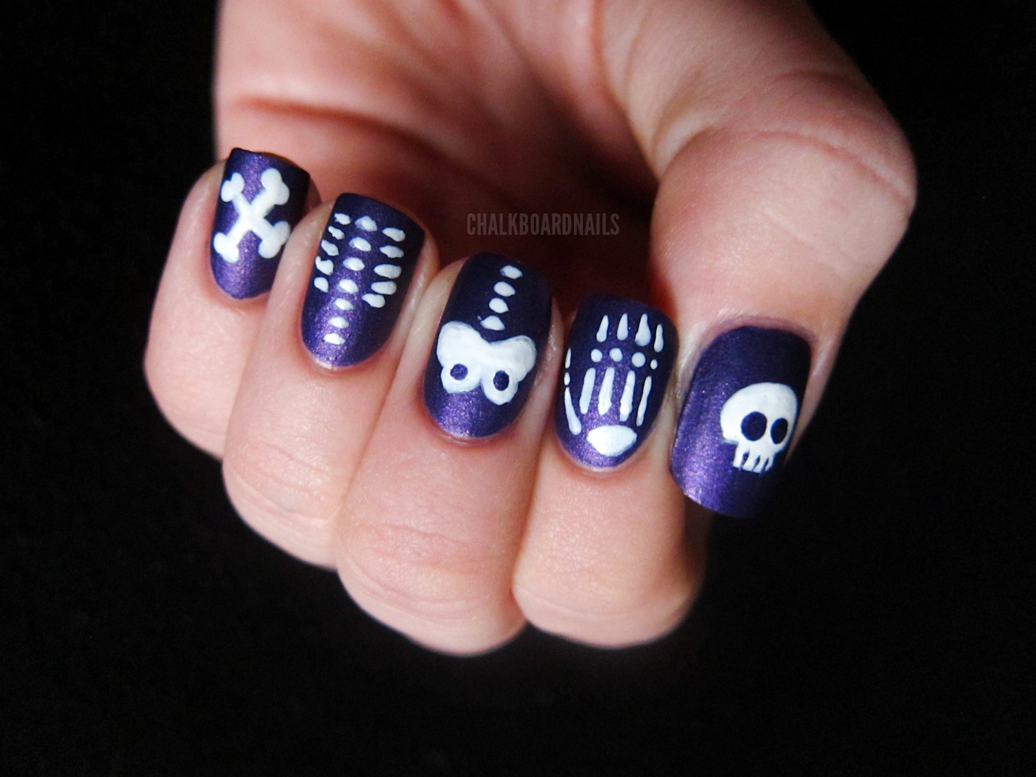 Bones Mix and Match by @chalkboardnails