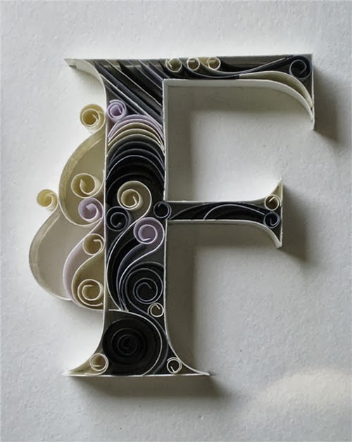 06-F-Quilling-Illustrator-Typographer-Calligrapher-Paper-Sculptor-Sabeena-Karnik-Mumbai-India-Sculptures-A-to-Z-www-designstack-co