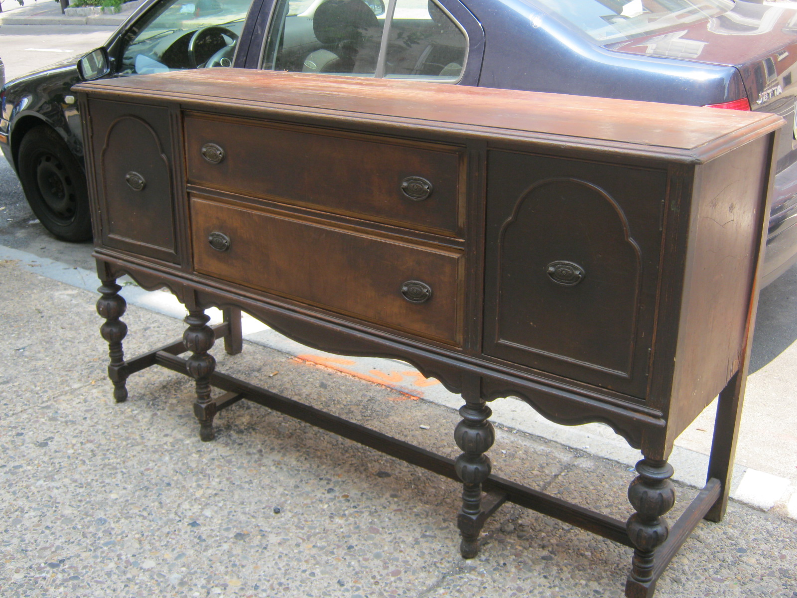 Uhuru Furniture & Collectibles 1930s Buffet SOLD