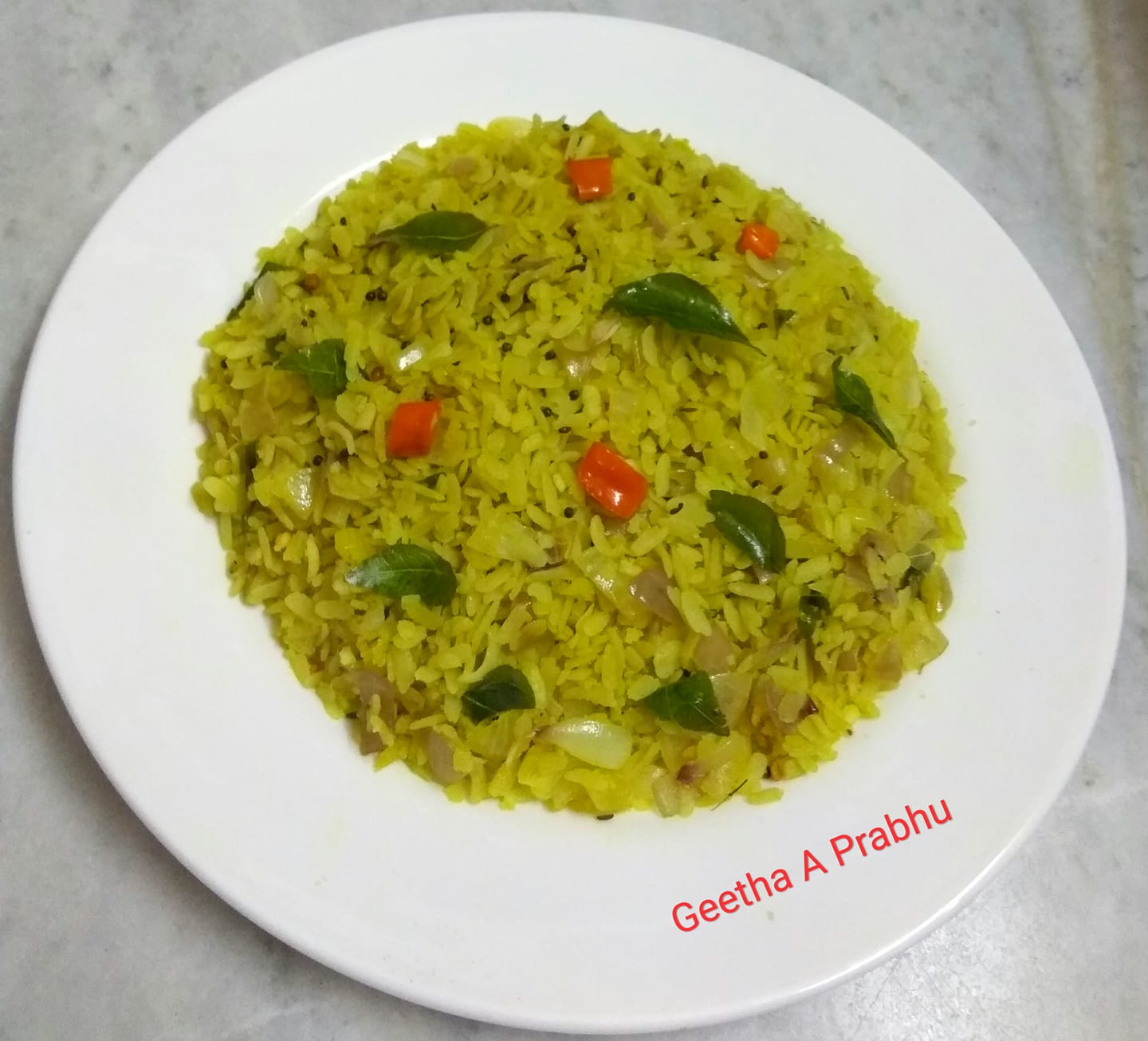 Cooking With Geetha: Poha Upma