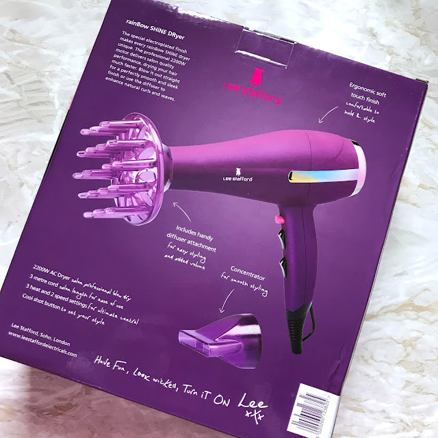 Lee Stafford Rainbow Shine Hair Dryer 