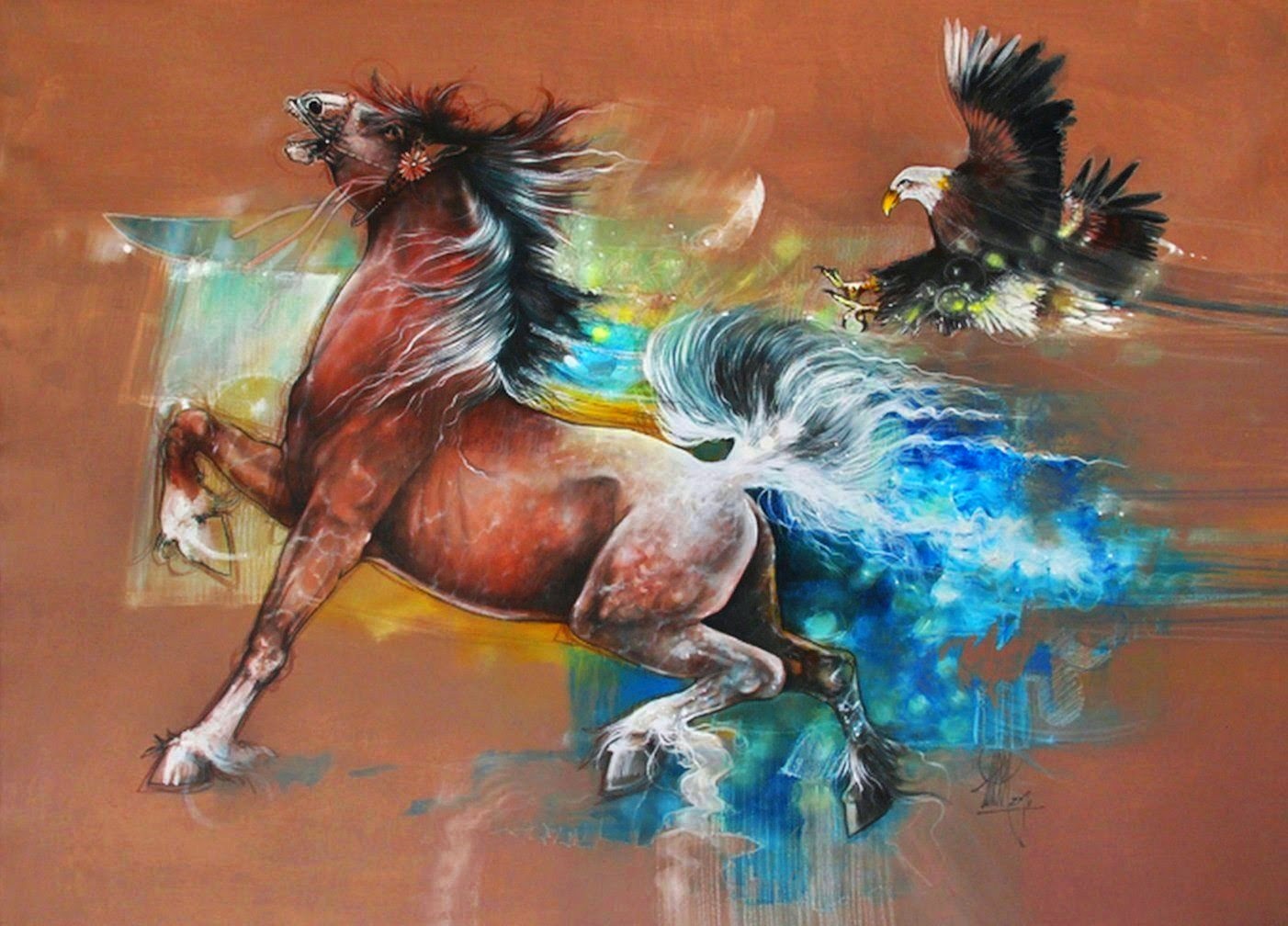 caballos-abstractos-oleo