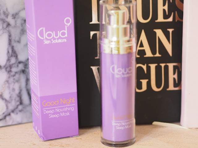 CLOUD 9 Skin Solutions Good Night Deep Nourishing Sleep Mask