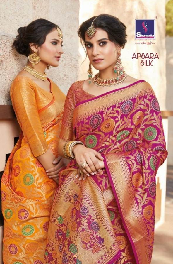 Shangrila Apsara Silk Weaving Saree Wholesaler