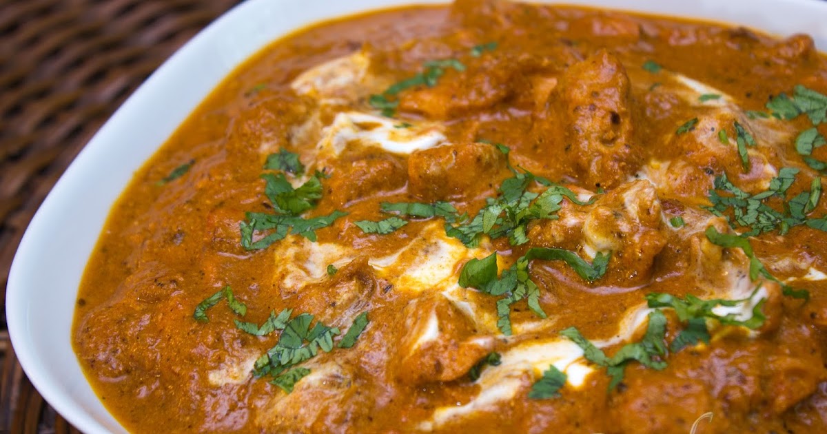 fabulous fridays Butter chicken with Garlic Mint Naan