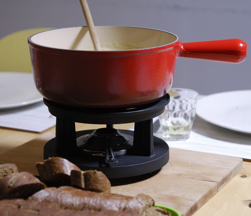 Eerst Koken Kaasfondue met de kerst?