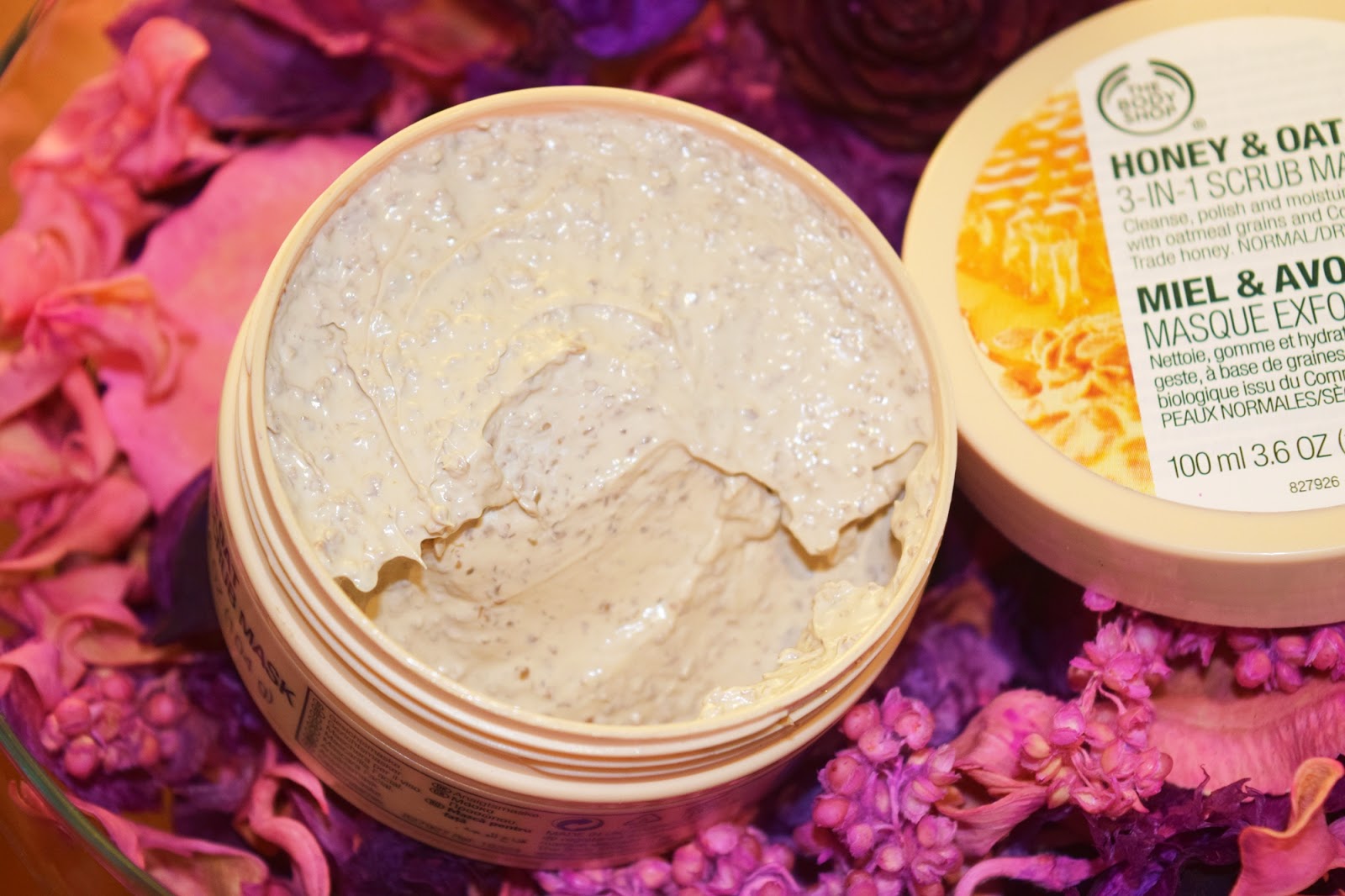 Honey & Oat 3in1 Scrub Mask The Body Shop Pretty Gloss
