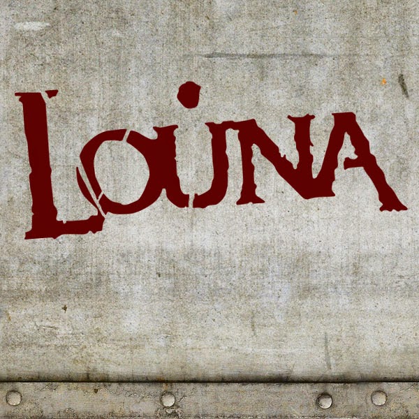 Трафарет Louna логотип