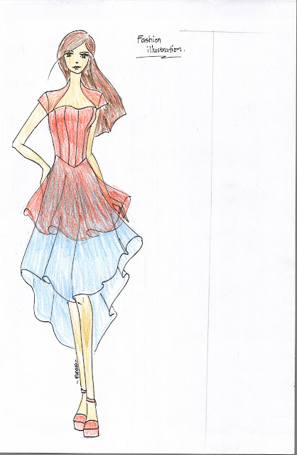 Desain Sajian Fashion Illustration