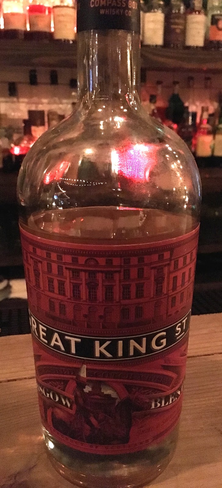 Chemistry of the Cocktail Whisky Review Compass Box Great King Street