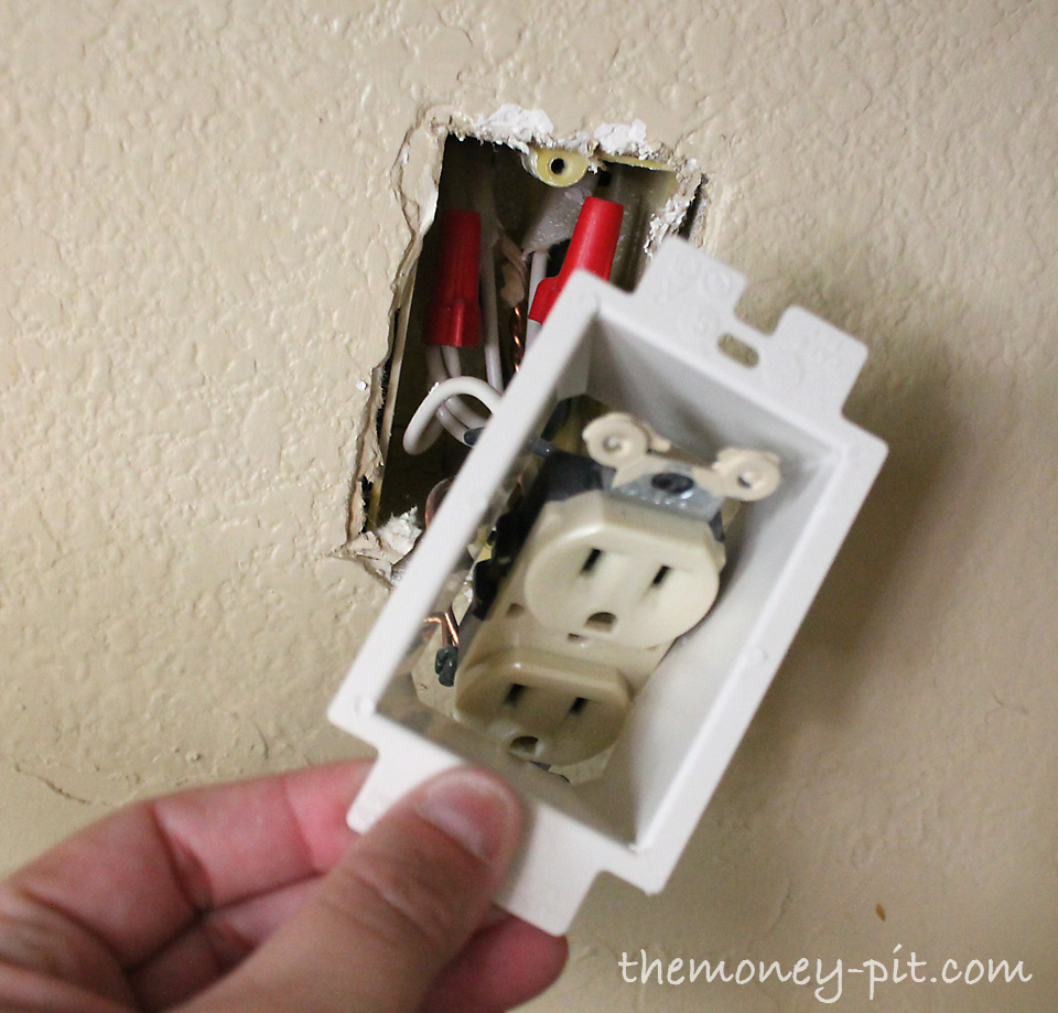 how to install electrical box extenders Installing an electrical box in