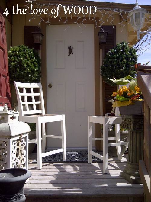 4 the love of wood HOW TO PAINT BAR STOOLS farmhouse white kitchen decor