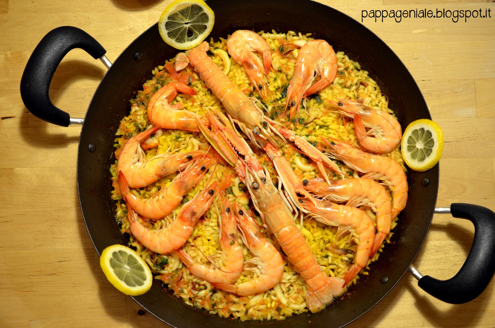 Paella de mariscos Pappa Geniale