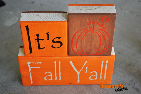 Double Sided Fall Blocks - Housewife Eclectic