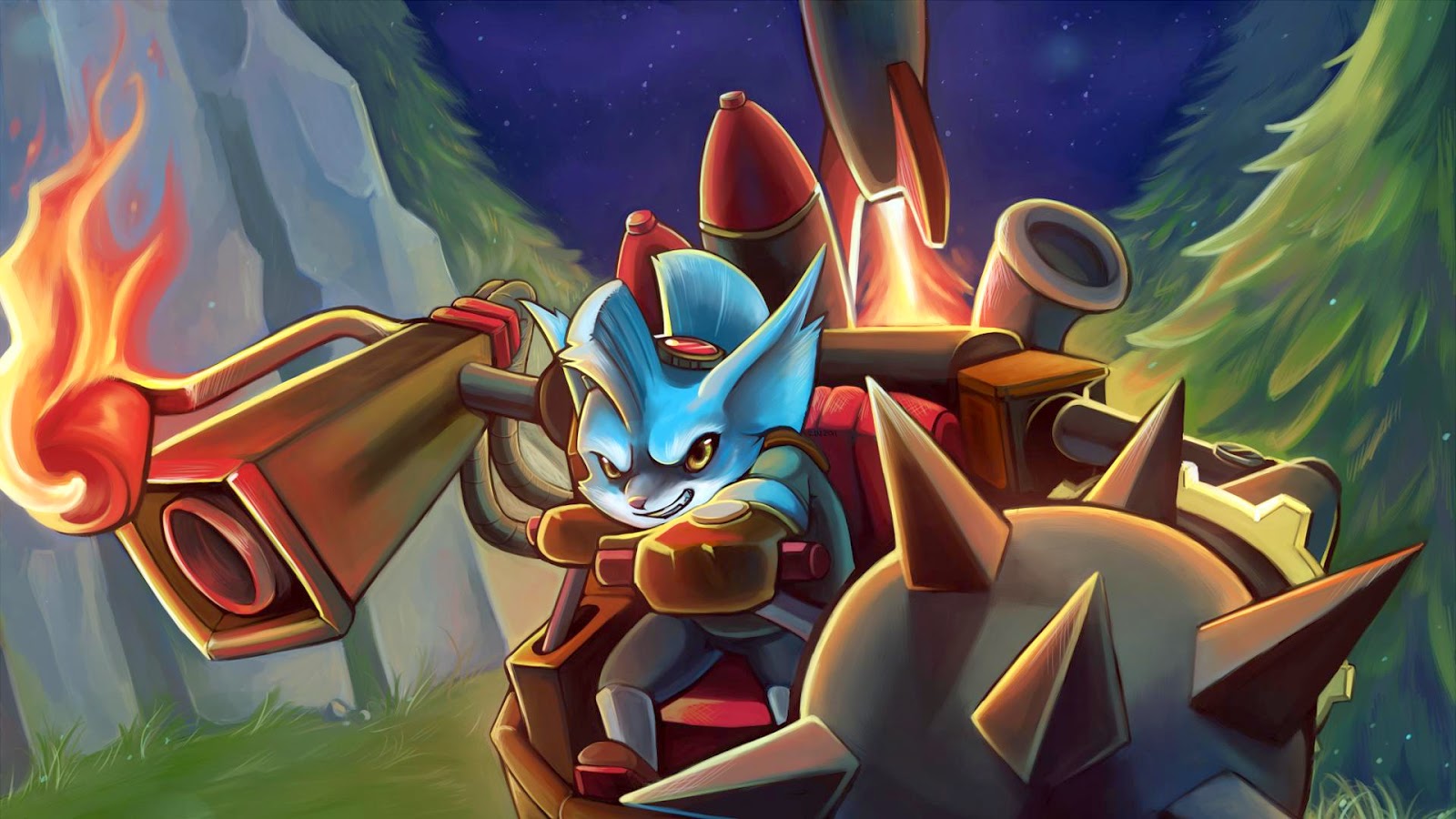 Rumble League of Legends Wallpaper, Rumble Desktop Wallpaper