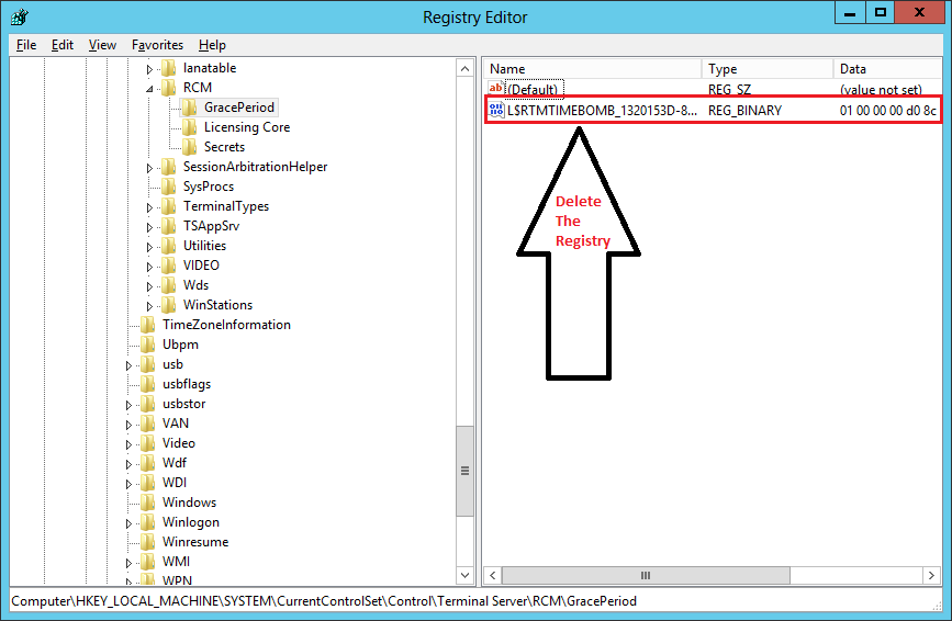 ITMan How to reset the Remote Desktop Server Licensing Grace Period on