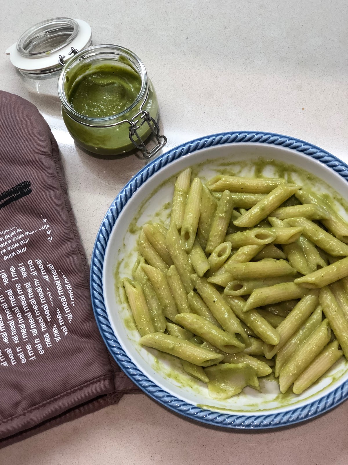 Il blog di Mamma Monica Pasta di farro al pesto di zucchine
