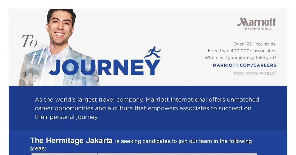 The Hermitage by Marriot Jakarta Jobs News 2018
