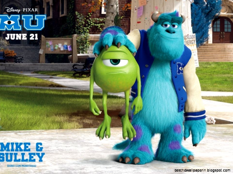 Mostri Università Poster Del Film Cartone Animato Hd Wallpaper