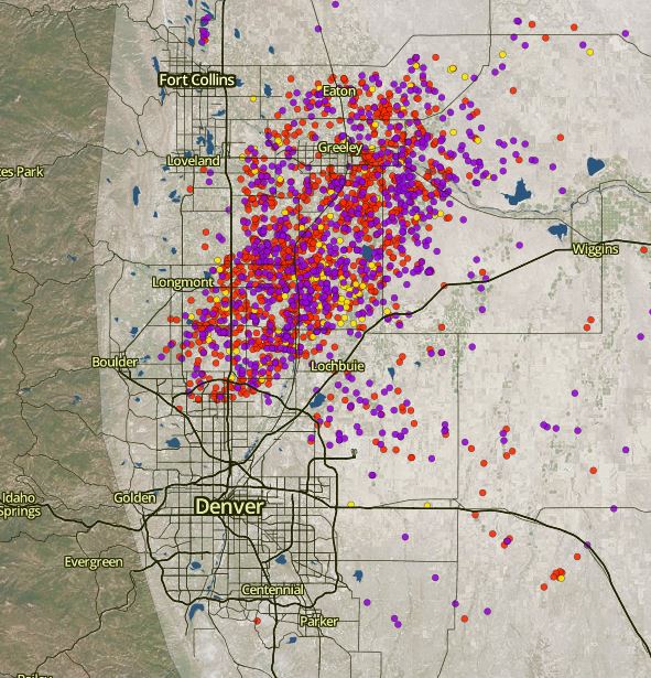 Denver Direct OIL AND GAS SPILLS IN COLORADO