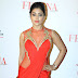 Telugu Actress Shriya Saran In Transparent Orange Saree At Femina Beauty Awards