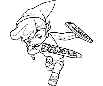 #10 Link Coloring Page