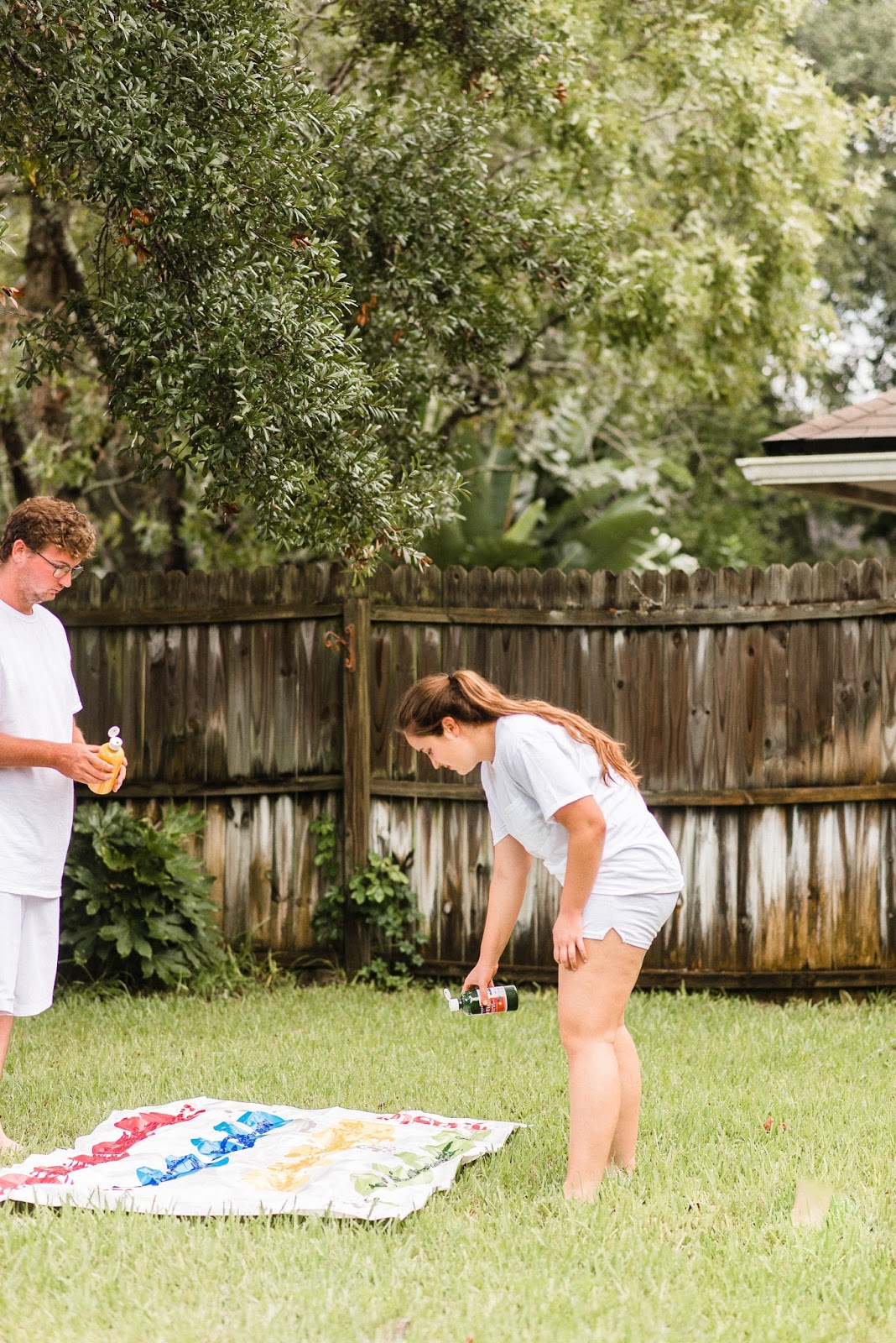 Messy Twister Game With A Paint Twist