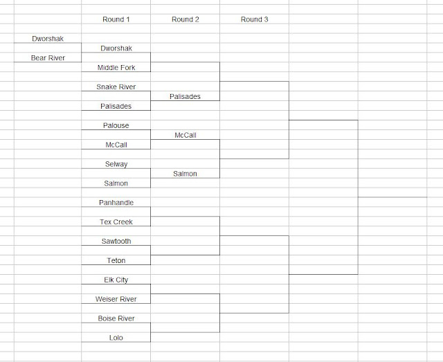 Round 1 Selway Elk Zone vs. Salmon Elk Zone IDAHOMAN