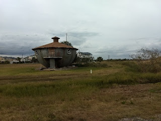round house that resembles a teacup in shape