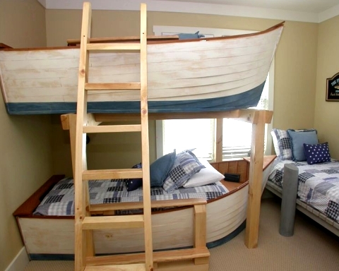 boat bunk beds for kids