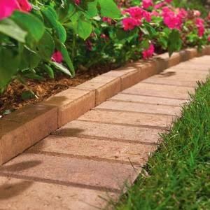 Διαμόρφωση κήπου με τούβλα - κυβόλιθους