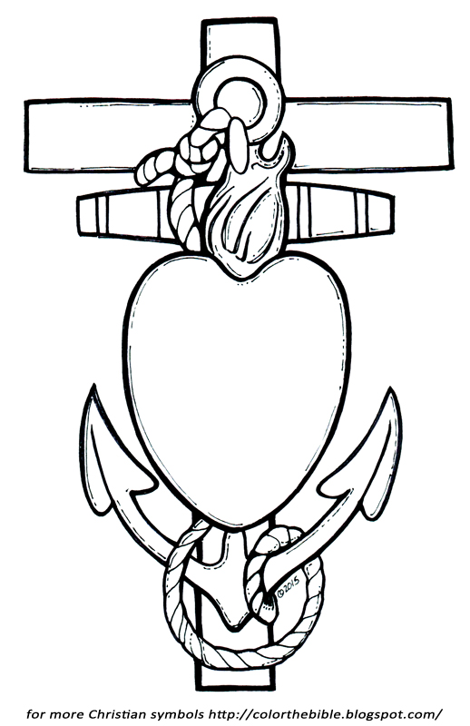 sacred heart coloring pages - photo #30