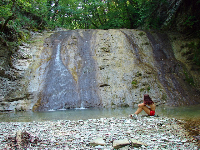 Плесецкие водопады - здесь мы купались