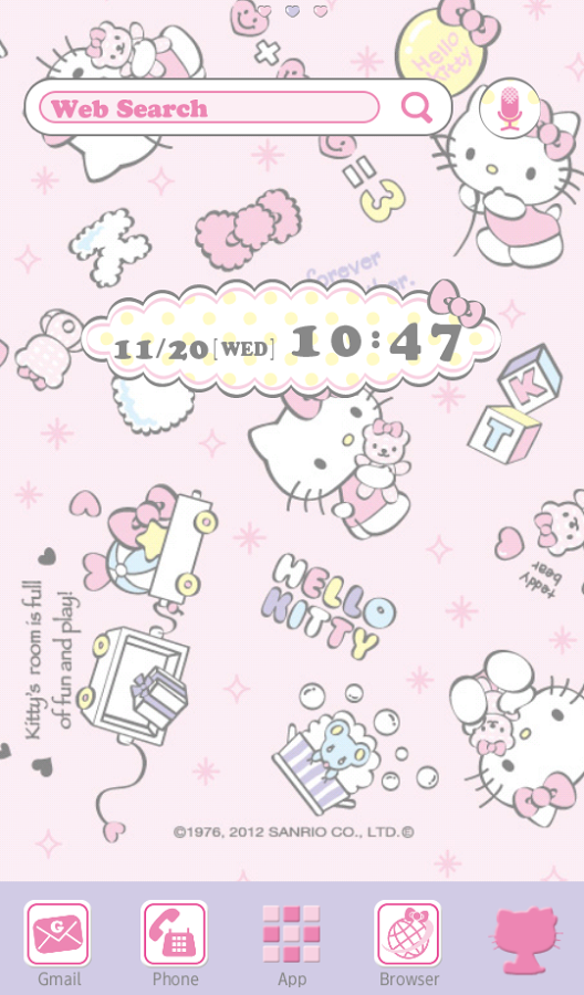 I love Kawaii Hello Kitty Launcher Baby Bear